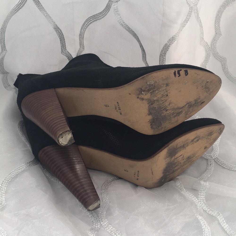 Madewell 1937 black suede ankle boots - Picture 12 of 13